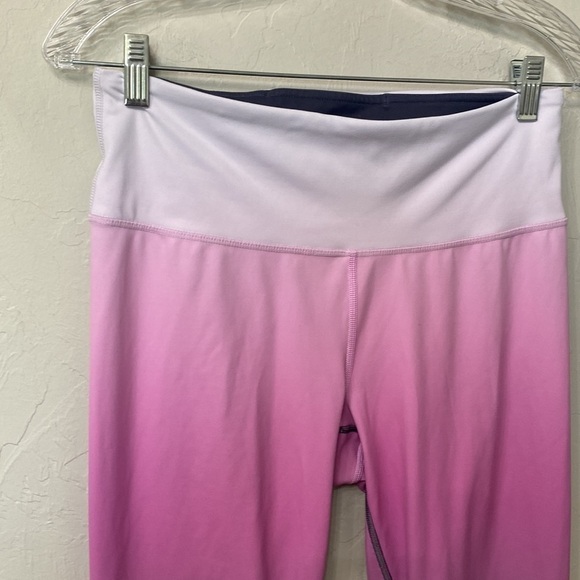Athleta pink ombre leggings size medium. - Picture 2 of 11